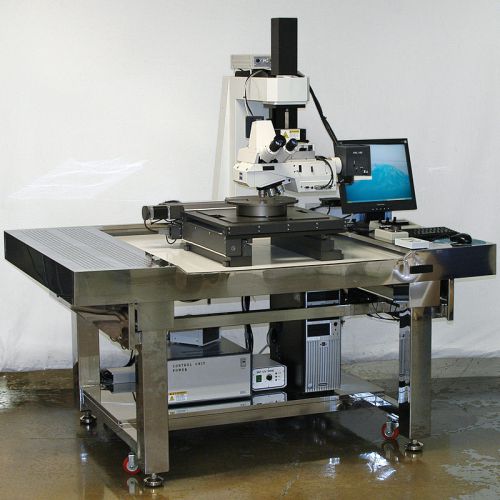 Zeiss axiotron 2 300mm video wafer inspection station +isolation table seoul 12&#034; for sale