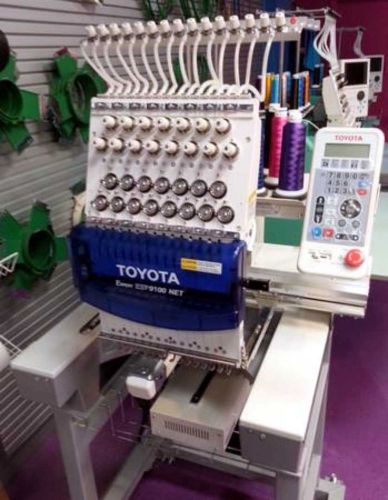 Toyota esp9100 embroidery machine business for sale