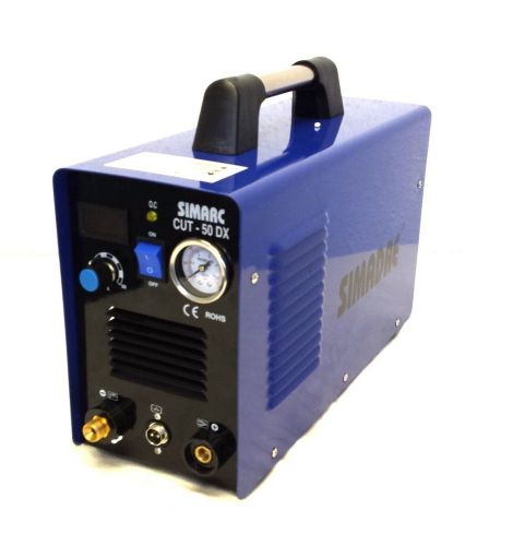 Simadre Plasma Cutter Portable 50 Amp Blue 50DX Dual Voltage 110/220V New Design