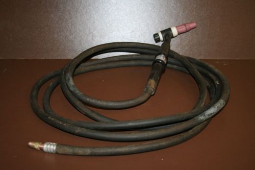 Tig wp-17 torch body hose 3/8 collet v-92 valve linde weldcraft for sale