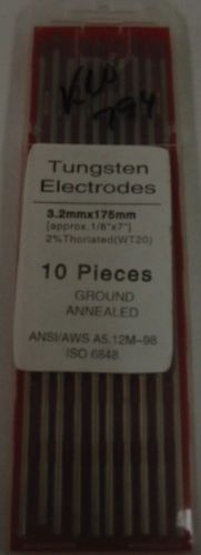 Tungsten electrodes 1/8&#034; x 7&#034; pure for sale