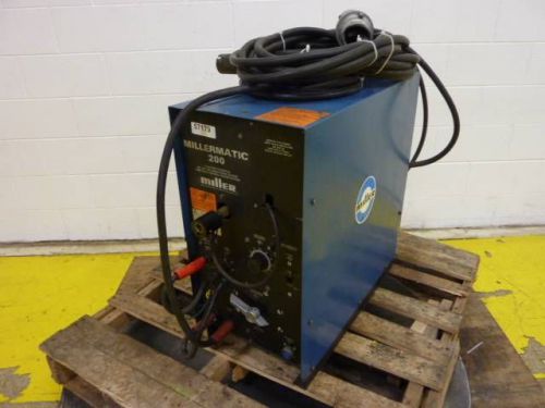 Miller electric arc welding system millermatic 200, 048291 #57179 for sale
