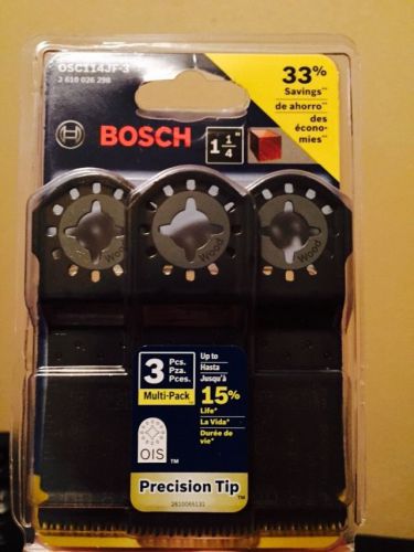 Bosch OSC114JF-3 1-1/4-in Multi-Tool Precision Plunge Cut Blade