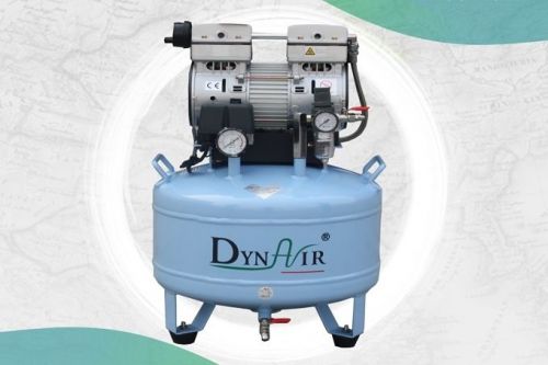 Dynair silent oilless air compressor sdt-ac12  (1 &amp; 2 users) for sale