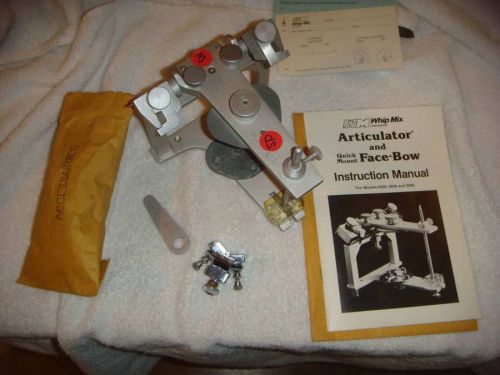 Used our no. 3 whip mix articulator model 8500 w/whip mix metal mtg plates &amp; ext for sale