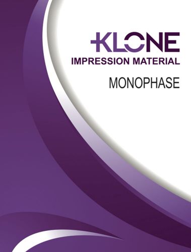 Klone super hydrophilic impression material monophase fast set for sale