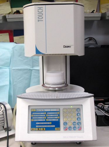 Dentsply Multimat Touch porcelain furnace with Dentsply DeTrey vacuum pump