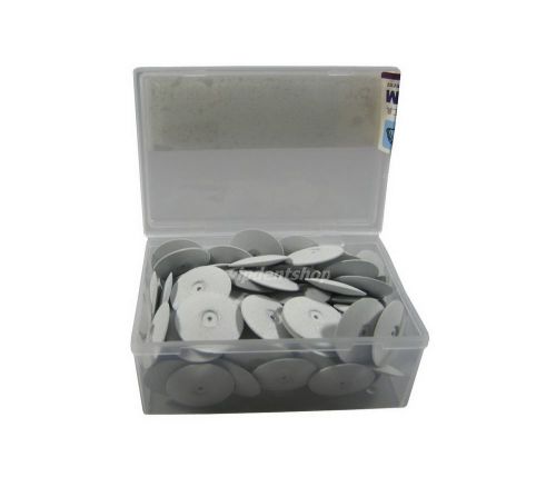 5 Boxes Dental Lab Polishing Wheels Burs Silicone Polishers Rubber Disk White