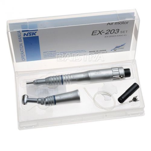 5 kits dental nsk style low slowspeed handpiece straight contra angle air motor for sale