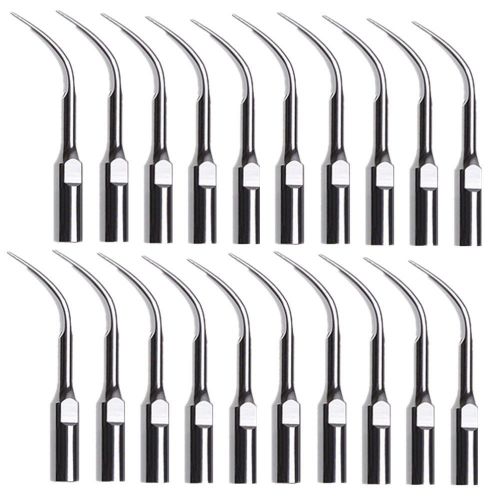 20pc dental ultrasonic piezo scaler scaling tips for satelec dte handpiece gd4 for sale