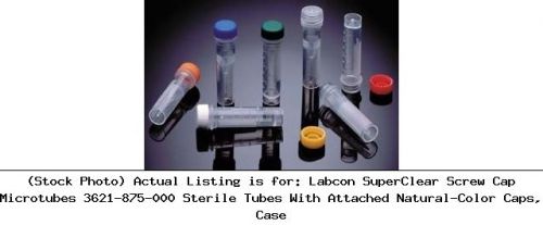 Labcon superclear screw cap microtubes 3621-875-000 sterile tubes with attached for sale