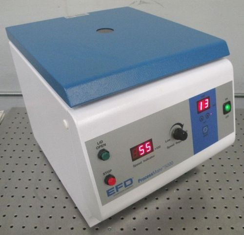 C112847 efd processmate 5000 digital universal centrifuge w/ rotor &amp; buckets for sale