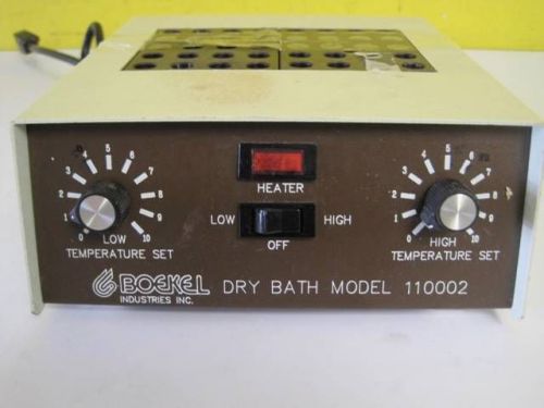 Boekel industries analog dry bath incubator block heater used model 110002 for sale