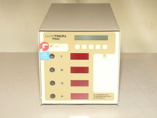 Luxtron 750 flouraptic thermometry system with case for sale