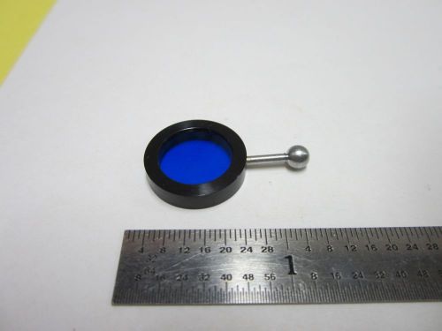 Optical blue unitron microscope filter laser optics as is bin#g7-21 for sale