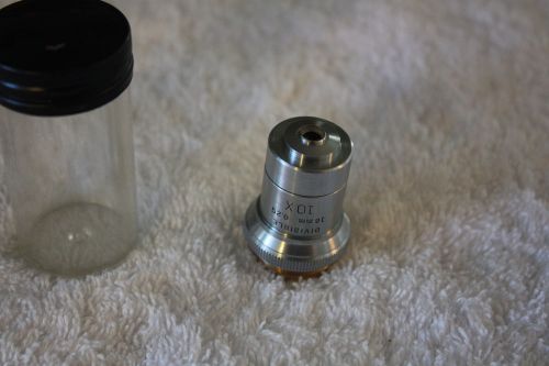 Bausch &amp; Lomb 10X / 0.25  16mm Divisible Microscope Objective with container