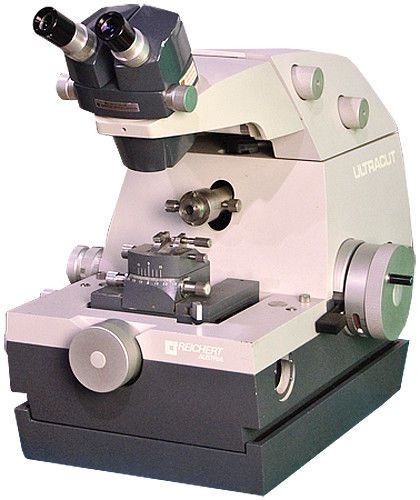 Reichert Jung Ultracut Microtome 701701 Ultramicrotome with AO Microscope