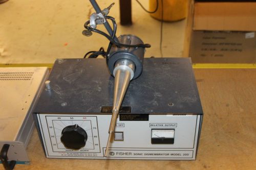 Fisher Model 300 Sonic Dismembrator WORKING