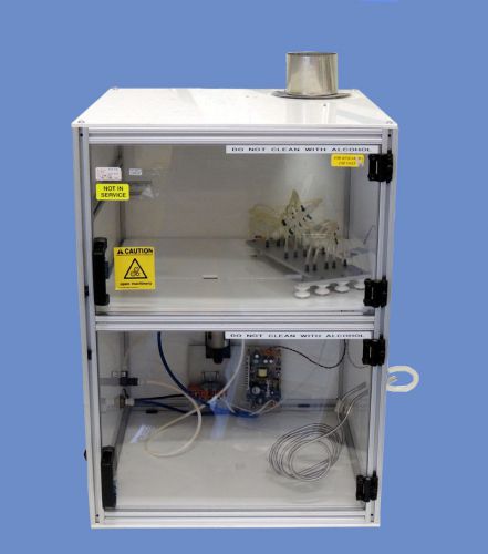 Lab desiccator 20&#034;x20&#034;x28&#034; dry box 2-doors/shelf pressure regulator power supply for sale