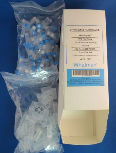Whatman mini-uniprep syringeless filter 0.2µm ptfe un203npeorg  pk/ 66 for sale