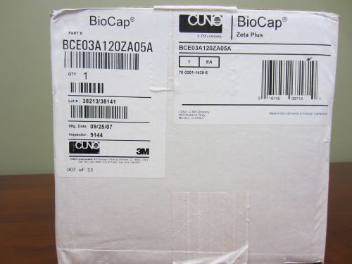 Cuno biocap zeta plus za series filter bce03a120za05a for sale
