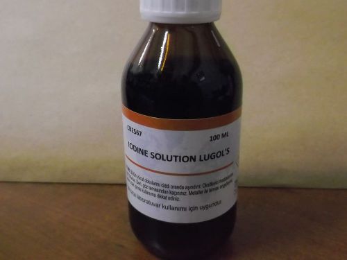 Iodine solut?on, Lugols 100 ml