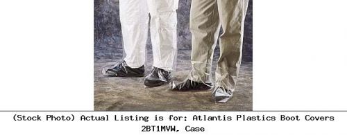 Atlantis Plastics Boot Covers 2BT1MVW, Case Lab Safety Unit