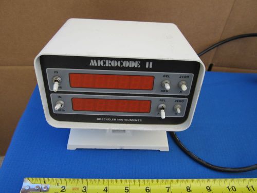 MICROSCOPE PART STAGE POSITIONING READOUT DISPLAY  MICROCODE II AS IS BIN#F8