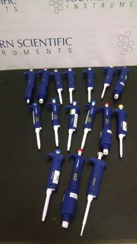 Fisher Pipettes, Various Volumes (17 total) (Eppendorf)