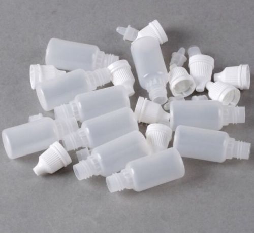 25 x 10ml empty plastic squeezable dropper bottles us seller very fast shipping for sale