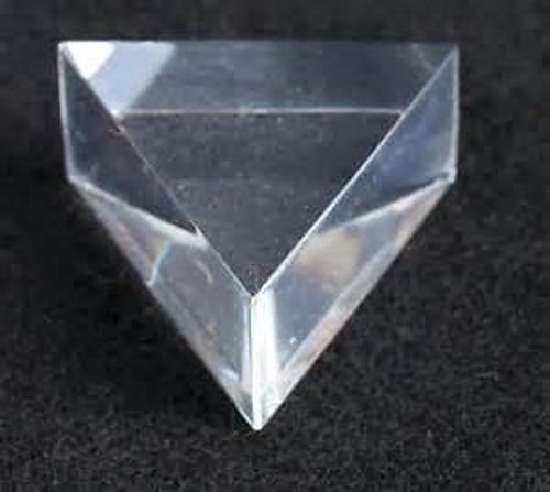 Glass prism equilateral 50x50mm , pack of six pieces