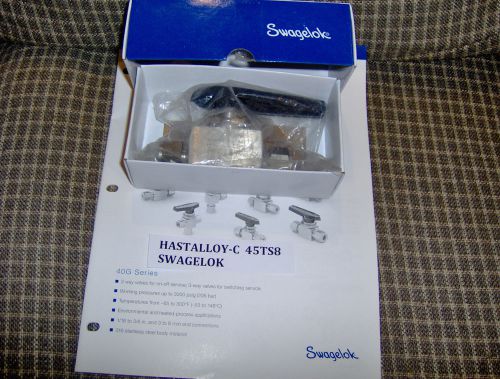HASTALLOY-C   HC-45TS8  Swagelok  1/2&#034; Ball Valve