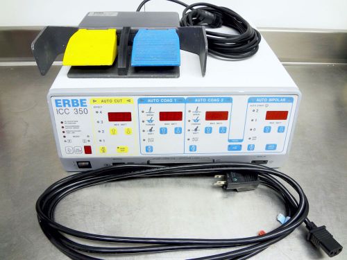 ERBE ICC 350 Electrosurgical Unit - ESU w/ Foot Pedals