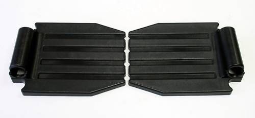 Wheelchair replacement parts foot plates front rigging footplate one pair new for sale