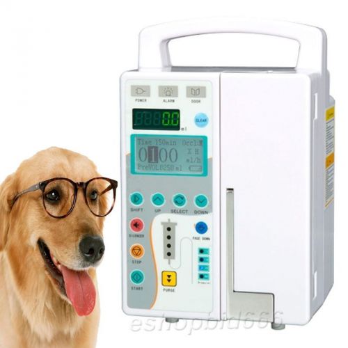 Vet Veterinary Visual Infusion Pump Medical with KVO Automatic Voice Alarm CE FD