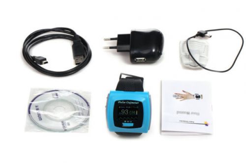 NEW Hot CMS50F Wrist Pulse Oximeter,Spo2 Monitor Daily&amp;Overnight Sleep CE FDA