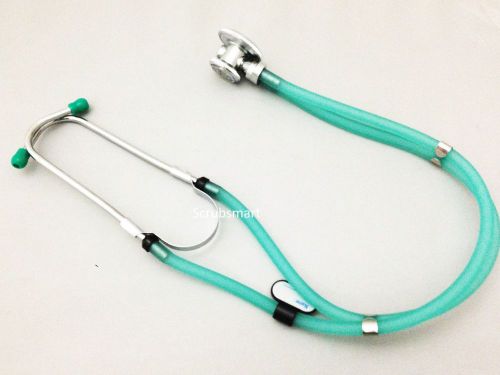 New clear series sprague rappaport dual head stethoscope - color clear sea green for sale