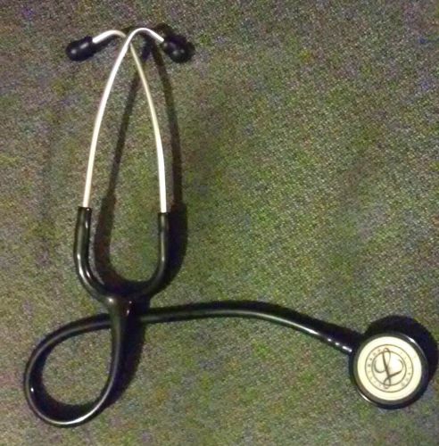 Littman 3m classic ii se stethoscopes black tube 22 in with name tag for sale