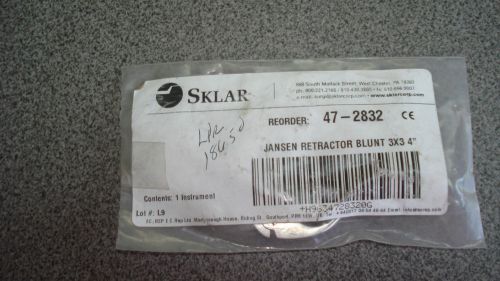 Sklar Jansen Retractor Blunt New Surgical Instrument