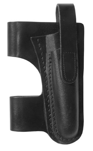 Prestige medical emt ems horizontal black leather belt holster no tools nwt for sale