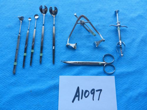 Storz surgical eye retractors scissors instruments   lot of 8 for sale