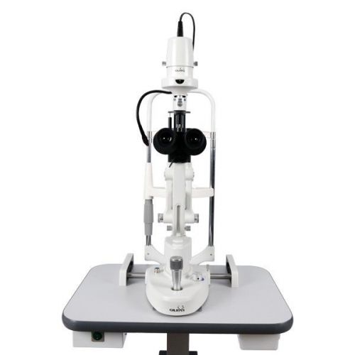 Us ophthalmic slit lamp microscope gr-36 2x with halogen lamp gilras warranty for sale
