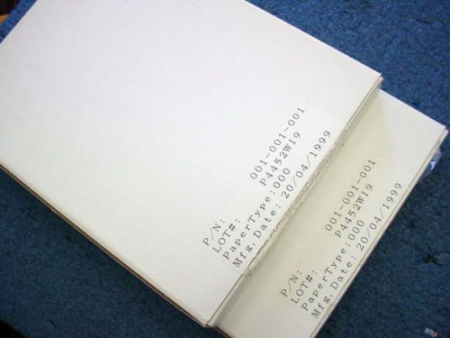 (2 Boxes) CODONICS 001-001-001 DIRECTVISTA PAPER A-SIZE 8.5 X 11 - 200 Sheets