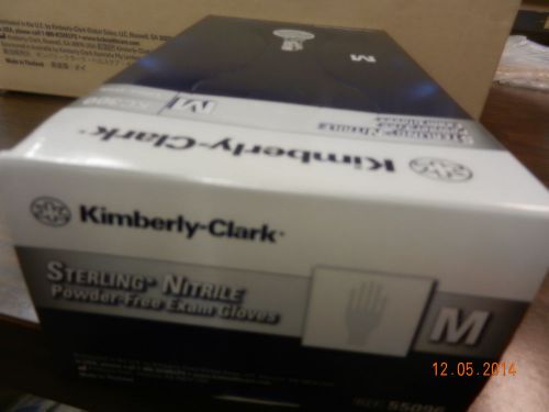 Kimberly-Clark 55096 Nitrile Sterling Gloves PF Medium Box of  150pcs