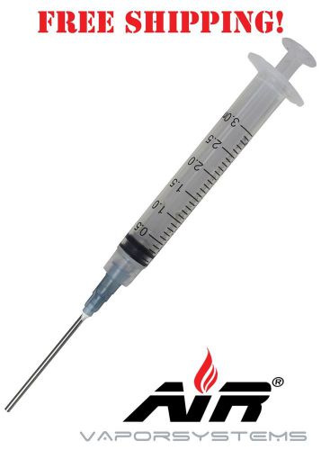 3ml blunt tip syringe 5 pack - air vapor cartridge refill kit for sale