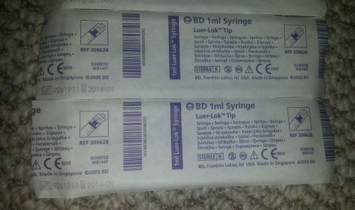 BD 1mL syringe, Luer-Loc tip, latex free