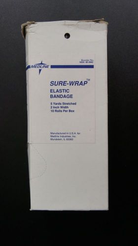 Medline MDS 05-5002 Sure-Wrap Elastic Bandage 2” x 5yds ~ Box of 12