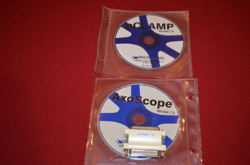 Axon Instruments pCLAMP 7. Patch clamp software and key (Windows)