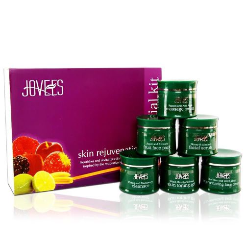 Jovees skin rejuvenation fruit facial kit 315 gm/11.11 oz full skin nourishment for sale