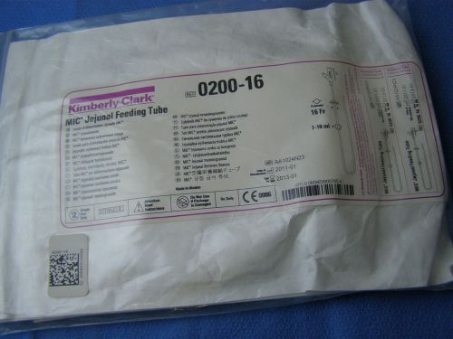 Kimberly-Clark MIC Jejunal Feeding Tube 16FR 7-10ml REF: 0200-16